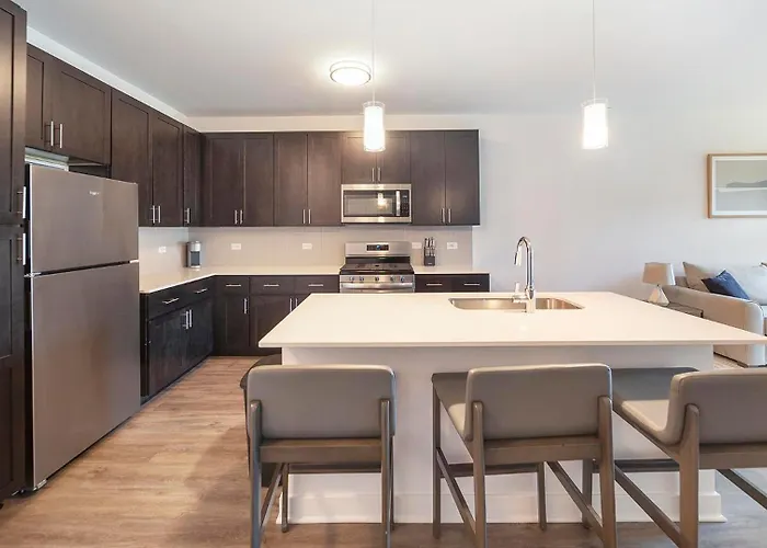 Landing Chic 1Bd Yoga Studio Gym Apartment Schaumburg
